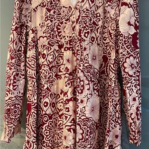 NWT- Adorable Western-inspired Long Sleeve Mini Dress